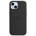 iPhone 15 Apple Silikone Cover med MagSafe MT0J3ZM/A - Sort