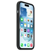 iPhone 15 Apple Silikone Cover med MagSafe MT0J3ZM/A - Sort