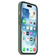 iPhone 15 Apple Silikone Cover med MagSafe MT0X3ZM/A - Cypresgrøn
