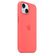 iPhone 15 Apple Silikone Cover med MagSafe MT0V3ZM/A - Guava