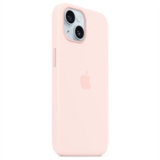 iPhone 15 Apple Silikone Cover med MagSafe MT0U3ZM/A - Lysepink