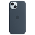 iPhone 15 Apple Silikone Cover med MagSafe MT0N3ZM/A - Storm Blå