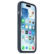 iPhone 15 Apple Silikone Cover med MagSafe MT0N3ZM/A - Storm Blå