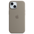 iPhone 15 Plus Apple Silikone Cover med MagSafe MT133ZM/A - Ler
