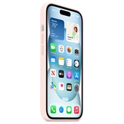 iPhone 15 Plus Apple Silikone Cover med MagSafe MT143ZM/A - Lysepink
