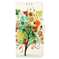 Glam Series OnePlus 11 Pung Cover - Farverige Træ