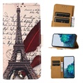 Glam Series Samsung Galaxy A73 5G Pung Taske - Eiffeltårnet