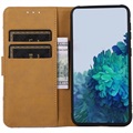 Glam Series Xiaomi Redmi Note 8 2021 Pung Cover - Blomstrede Træ / Blå
