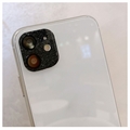 iPhone 12/12 Mini/11 Glimmer Kamera Linse Hærdet Glas Beskytter - Sort