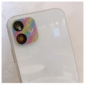 iPhone 12/12 Mini/11 Glimmer Kamera Linse Hærdet Glas Beskytter - Farverig