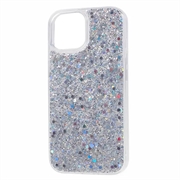 iPhone 15 Plus Glitter Flakes TPU Cover