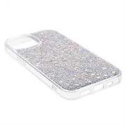 iPhone 15 Plus Glitter Flakes TPU Cover