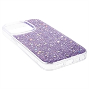 iPhone 15 Pro Glitter Flakes TPU Cover