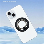 Glitter MagSafe Fidget-ringstativ - Sort