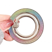 Glitter MagSafe Fidget-ringstativ - Regnbue