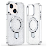 iPhone 15 Glitter Hybrid cover med kickstand - MagSafe-kompatibel