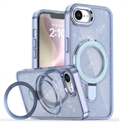 iPhone 16e/17e Glitter Hybrid cover med kickstand - MagSafe-kompatibel