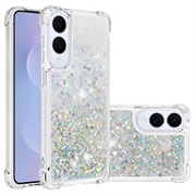Samsung Galaxy S25 Edge Glitter Quicksand TPU Cover