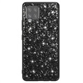 Glitter Series Samsung Galaxy A42 5G Hybrid Cover - Sort