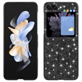 Samsung Galaxy Z Flip5 Glitter Series Hybrid Cover - Sort