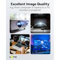 Goobay 4K DisplayPort til HDMI-kabel til projektor, tv og pc - 2m - sort