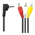 Goobay Audio & Video 3.5mm / 3x RCA Kabel - 1.5m