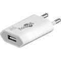 Goobay Compact USB-A-vægoplader - 5W - hvid