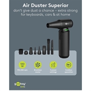Goobay trådløs luftstøvsuger Superior - 130000rpm, 180W - sort