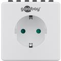 Goobay Digital Timer Socket 16A - 3-pak - Hvid