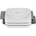 Goobay foldbar 3-i-1 trådløs oplader 15W - iPhone, Apple Watch, AirPods - hvid