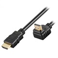 Goobay High Speed HDMI Kabel med Ethernet - 90° Vinklet - 3m