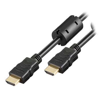 Goobay High Speed HDMI Kabel med Ethernet - Ferrit Kerne - 10m