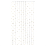 Goobay LED-lysgardin med timer - 300 LED'er - varm hvid