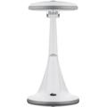 Goobay LED-forstørrelseslampe med base - hvid