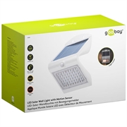 Goobay LED-solvægslampe med bevægelsessensor - 4W - Hvid