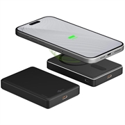 Goobay magnetisk trådløs powerbank 10000mAh - sort