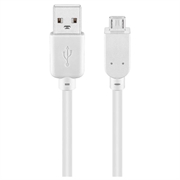 Goobay Micro USB-kabel - 1m - hvid