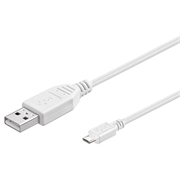 Goobay Micro USB-kabel - 1m - hvid