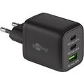 Goobay Nano 65W USB-C PD GaN-hurtigoplader med flere porte