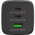 Goobay Nano 65W USB-C PD GaN-hurtigoplader med flere porte