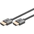Goobay Plus Slim High Speed HDMI-kabel med Ethernet - 1m
