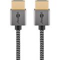 Goobay Plus Slim High Speed HDMI-kabel med Ethernet - 3m