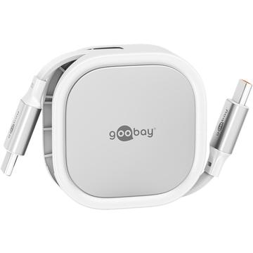 Goobay udtrækkeligt USB-C-kabel - 1m, 15W