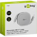Goobay udtrækkeligt USB-C-kabel - 1m, 15W