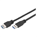 Goobay SuperSpeed USB 3.0 Forlængerkabel - 1.8m - Sort