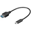 Goobay SuperSpeed USB 3.0 / USB 3.1 Type-C OTG Kabel Adapter - Bulk - Sort