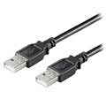 Goobay USB 2.0 A /A Kabel - 3m - Sort