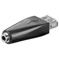 Goobay USB 2.0 / 3.5mm Opladeradapter