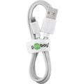 Goobay USB-C-kabel 1m - USB-C/USB-A - Hvid
