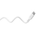 Goobay USB-C silikone-kabel - 1.5m, 60W - hvid